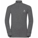 Odlo Active Warm Plus Top Turtle Neck L/S Half-Zip Kids, gris 116 Hauts thermiques ski