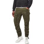 G-Star Raw RAW Rovic Zip 3D Straight Tapered Pantalon Vert (DK Bronze Green 5126-6059), 36W / 34L Homme