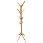 The home deco factory Porte-manteau arbre en bois naturel - 178 cm - Beige