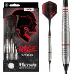 Harrows Rage Steel Soft Tip - Fl&eacute;chettes pointe Plastique