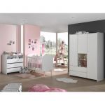 Chambre Complète Bébé 5P "Kiddy" Blanc Prix