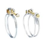 Cap Vert Collier double-fil - Dimensions 27 - 30 mm - Vendu par 2