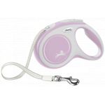 Flexi Trixie New COMFORT laisse sangle S 5m rose