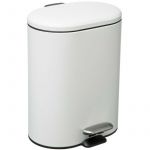 Five Poubelle de Salle de Bain "Siliflex" 6L Blanc