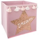 Atmosphera Panier de rangement Sequin Dream Rose