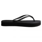 Havaianas Slim Flatform, Tongs Femme, Noir (Black 0090), 37/38 EU