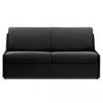 Italian Spirit Canap&eacute; convertible GAIN DE PLACE ouverture RAPIDO 140cm matelas 14cm tissu gris anthracite