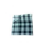 Mouchoirs - ALPES BLANC - Grands Carreaux Bleu et Blanc - Lot de 6 - 100% Coton - 50x50 cm