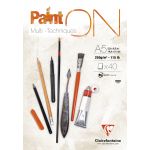 Clairefontaine Bloc Paint'On A5 encollé 40 feuilles 250g