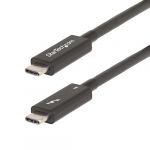 StarTech.com Câble Thunderbolt 4 (40 Gb/s) USB-C - M/M - Noir - 2 m