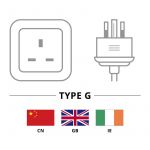 Goobay Adaptateur de connecteur europ&eacute;en vers prise britannique noir