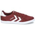 Hummel Baskets basses STADIL CANEVAS LOW Bordeaux - Taille 36,37,38,39
