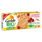 Gerbl&eacute; Bio Cranberry Saveur Amande 132g