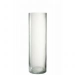 Vase Design en Verre "Vola" 50cm Transparent Prix