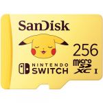 Sandisk Nintendo Switch Pokémon - Carte mémoire flash - 256 Go - Video Class V30 / UHS-I U3 - microSDXC UHS-I