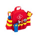 Klein Theo 4317 Sac à dos d'urgentiste I Avec Talkie-Walkie, tensiomètre, et beaucoup plus encore I Jouet pour enfants à partir de 3 ans