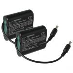 Vhbw 2x Batterie remplacement pour Venture Heat 1122B pour gants chauffants pour moto (2600mAh, 11,1V, Li-ion)