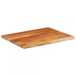 VidaXL Dessus de table 110x80x3,8 cm rectangulaire bois massif acacia