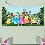 Poster géant Château et Princesses Disney