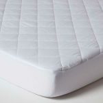 HOMESCAPES Prot&egrave;ge matelas imperm&eacute;able matelass&eacute; pour lit b&eacute;b&eacute;, 60 x 120 cm, Lot de 2 - Blanc