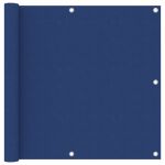 VidaXL Écran de balcon Bleu 90x300 cm Tissu Oxford