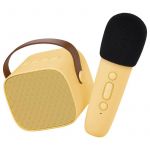 Karaoke enceinte bluetooth - Jaune - Lalarma