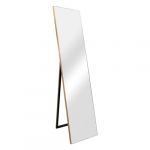 Miroir sur pied Barletta psyc inclinable 150 x 35 cm doré [en casa]