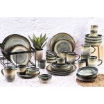 Service Complet Genesis bleu/gris kaki - 36 pi&egrave;ces