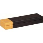 Rhodia 118876C - Plumier rama, finition simili cuir, coloris noir