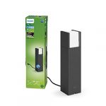 Philips Borne extérieure Arbour, basse tension 6W, 4000K, anthracite, alimentation non incluse