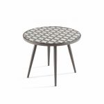 Tivoli Table basse ronde motif MOSAIC en c&eacute;ramique