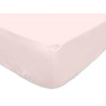 Soleil d'Ocre Drap Housse 140x190 Cm En Coton 57 Fils Rose