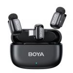 Boya Mini Micro Cravate, Micro Cravate sans Fil USB-C pour Smartphone Android/Type-C/iPhone15/16 Ultra-léger, Réduction du Bruit, Micro Smartphone pour Tiktok Youtube Vlogging Enregistrement Vidéo