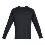 Under Armour Hommes Tech 2.0 Manche Longue Top Noir Sport Jogging Gym Respirant