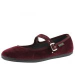 Victoria 104913-WOMEN ODA Ballerine Velours Plateau Femme Burdeos 41