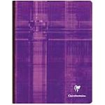 Clairefontaine Cahier piq&ucirc;re Seyes &agrave; grands carreaux 192 pages 17 x 22 cm