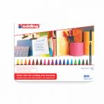 Edding 4-1200-20 Stylo feutre Épaisseur du trait 0,5 / 1 mm Lot de 20 coloris (Import Allemagne)