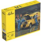 Heller Maquette figurines - 3 m&eacute;caniciens automobile - kit 2 - 1/24