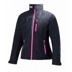 Helly Hansen Crew Veste Femme, 598 Navy, FR : L (Taille Fabricant : L)