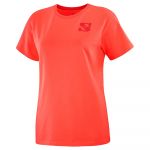 Salomon Tshirt Outlife Small Logo Rouge - Taille XS