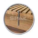 Spax Vis bois t&ecirc;te cylindrique T25 - &Oslash; 5 mm - 60/275 mm - Inox - Bo&icirc;te de 100 pi&egrave;ces