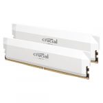 Crucial Pro Overclocking - 2 x 16 Go (32 Go) - DDR5 6000 MHz - CL36 - Blanc