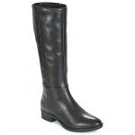 Geox D D Felicity D D, Bottes Hautes Femme, Noir (Black C9999), 35 EU