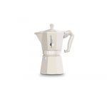 Bialetti Cafetière italienne ou à piston MOKA EXCLUSIVE 6 TASSES BEIGE