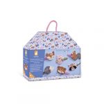 Janod Coffret 6 Barrettes à Créer - Animaux de la Foret - Les Ateliers Bijoux - Kit Loisir Créatif Enfant - Apprentissage Motricité Fine et Créativité - Dès 5 ans - J09180