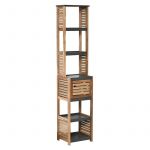 Tendance Colonne de rangement 1 porte en acacia