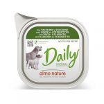 Almo Nature Nature Daily Menu Chien Pas de Grain Pate avec Dinde et courgettes, 100 g, Lot de 32