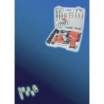 Brüder Mannesmann Set d'outils pneumatiques 15033 carré 1/2 (12,5 mm) 8 bar avec mallette 1 set