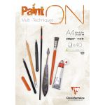 Clairefontaine Bloc Paint'On A4 encollé 40 feuilles 250g