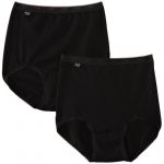 Sloggi Basic Maxi - Culotte gainante - Uni - Lot de 2 - Femme - Blanc - 40